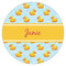 Rubber Duckie Icing Circle - Medium - Single