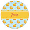 Rubber Duckie Icing Circle - Small - Single