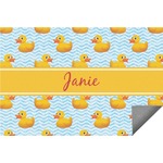 Rubber Duckie Indoor / Outdoor Rug - 4'x6' (Personalized)