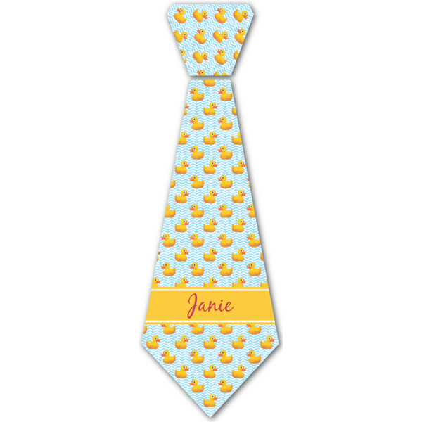 Custom Rubber Duckie Iron On Tie - 4 Sizes w/ Name or Text