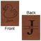 Rubber Duckie Leatherette Journals - Large - Double Sided - Front & Back View