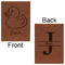 Rubber Duckie Leatherette Sketchbooks - Large - Double Sided - Front & Back View