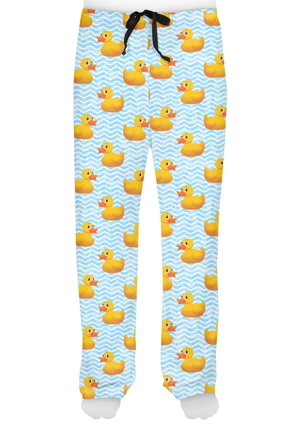 Custom Rubber Duckie Mens Pajama Pants YouCustomizeIt