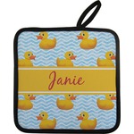 Rubber Duckie Pot Holder w/ Name or Text