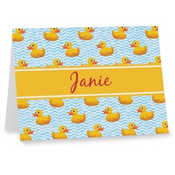 Rubber Duckie Note cards (Personalized)