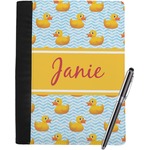 Rubber Duckie Notebook Padfolio - Large w/ Name or Text