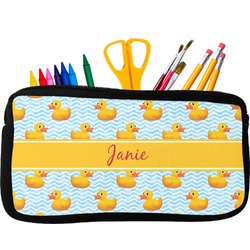 Rubber Duckie Neoprene Pencil Case (Personalized)