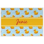 Rubber Duckie Laminated Placemat w/ Name or Text