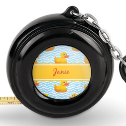 Rubber Duckie Pocket Tape Measure - 6 Ft w/ Carabiner Clip (Personalized)