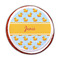 Rubber Duckie Printed Icing Circle - Medium - On Cookie