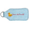 Rubber Duckie Sanitizer Holder Keychain - Large (Back)