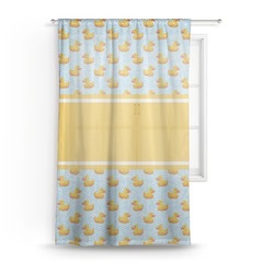 Rubber Duckie Sheer Curtain