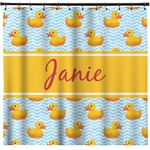 Rubber Duckie Shower Curtain (Personalized)