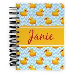 Rubber Duckie Spiral Notebook - 5x7 w/ Name or Text
