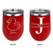 Rubber Duckie Stainless Wine Tumblers - Red - Double Sided - Approval