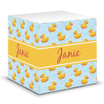 Rubber Duckie Sticky Note Cube (Personalized)