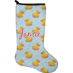 Rubber Duckie Holiday Stocking - Neoprene (Personalized)