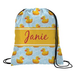 Rubber Duckie Drawstring Backpack - Small (Personalized)