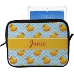 Rubber Duckie Tablet Case / Sleeve - Large (Personalized)