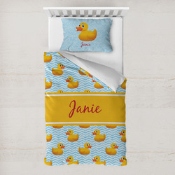 Rubber Duckie Toddler Bedding Set - With Pillowcase (Personalized)