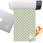 Rubber Duckie Sticker Vinyl Sheet (Permanent)