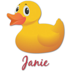 Rubber Duckie Graphic Decal - Large (Personalized)