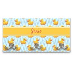 Rubber Duckie Wall Mounted Coat Rack (Personalized)