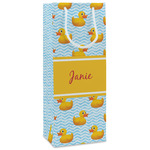 Rubber Duckie Wine Gift Bags - Matte (Personalized)