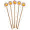 Rubber Duckie Wooden 7.5" Stir Stick - Round - Fan View