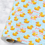 Rubber Duckie Wrapping Paper Roll - Large (Personalized)