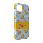 Rubber Duckie iPhone Case - Plastic - iPhone 14 Pro (Personalized)