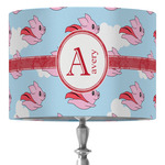 Flying Pigs 16" Drum Lamp Shade - Fabric (Personalized)