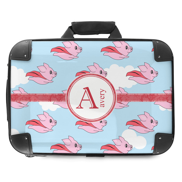 Custom Flying Pigs Hard Shell Briefcase - 18" (Personalized)