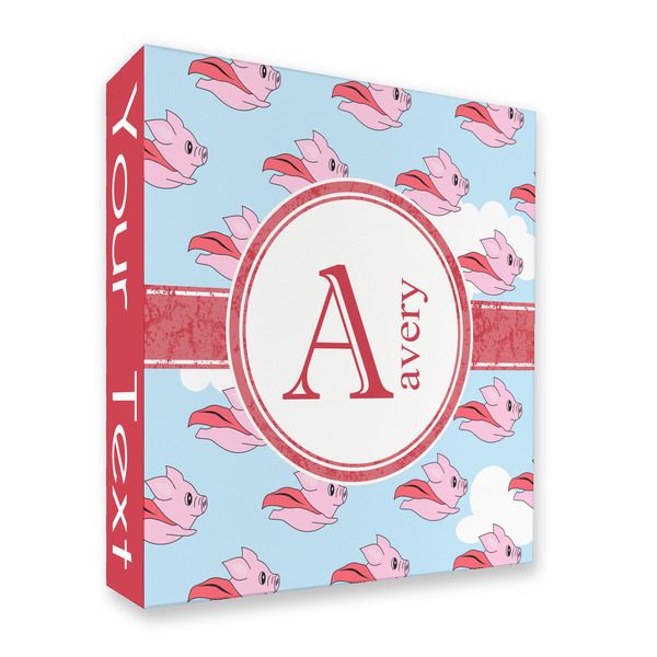 Custom Flying Pigs 3 Ring Binder - Full Wrap - 2" (Personalized)