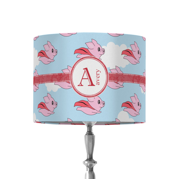 Custom Flying Pigs 8" Drum Lamp Shade - Fabric (Personalized)