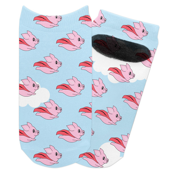 Custom Flying Pigs Adult Ankle Socks