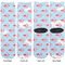 Flying Pigs Adult Crew Socks - Double Pair - Front and Back - Apvl