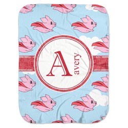 Flying Pigs Baby Swaddling Blanket (Personalized)