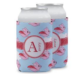 Flying Pigs Can Cooler (12 oz) w/ Name and Initial