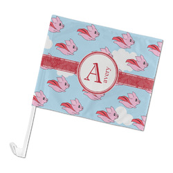 Flying Pigs Car Flag (Personalized)