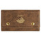 Flying Pigs Cards & Dice Set - Rustic Brown - Front