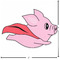 Flying Pigs Custom Shape Iron On Patches - L - APPROVAL