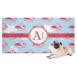 Flying Pigs Dog Towel (Personalized)