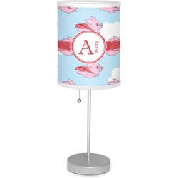 Flying Pigs 7" Drum Lamp with Shade Polyester (Personalized)