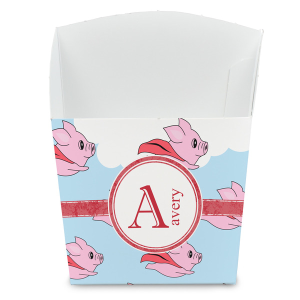 Custom Flying Pigs French Fry Favor Boxes (Personalized)