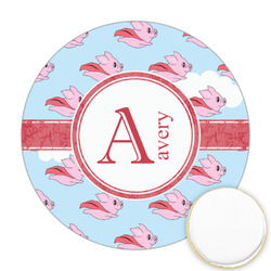 Flying Pigs Printed Cookie Topper - 2.5" (Personalized)
