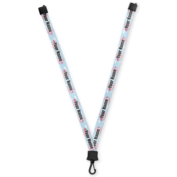 Custom Flying Pigs Lanyard (Personalized)