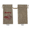 Flying Pigs Large Burlap Gift Bags - Front Approval