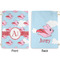 Flying Pigs Large Laundry Bag - Front & Back View