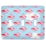 Flying Pigs Light Switch Cover (3 Toggle Plate)